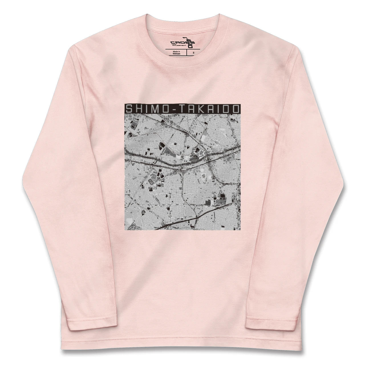 【下高井戸(東京都)】地図柄ロングスリーブTシャツ
