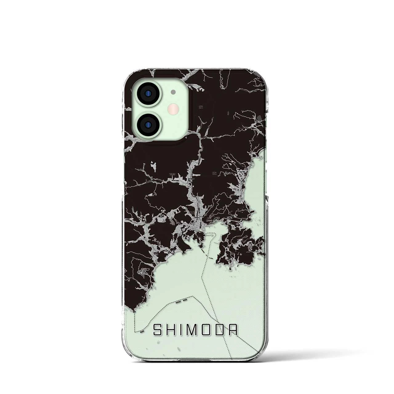 【下田(静岡県)】地図柄iPhoneケース(クリアタイプ)