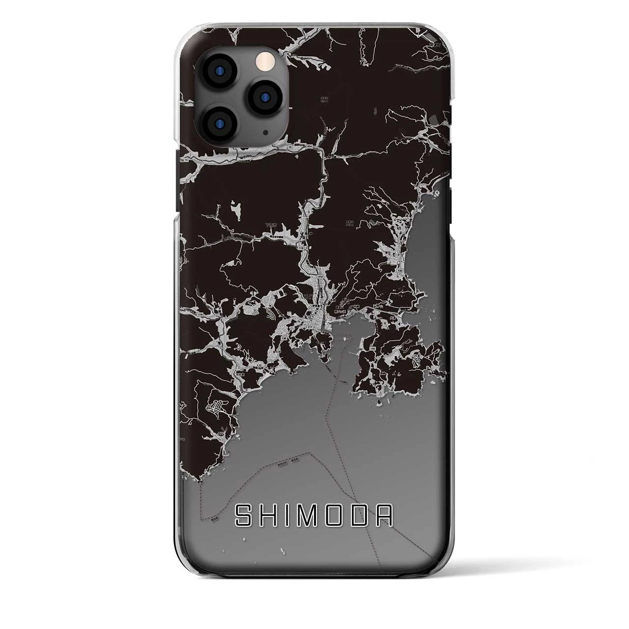 【下田(静岡県)】地図柄iPhoneケース(クリアタイプ)