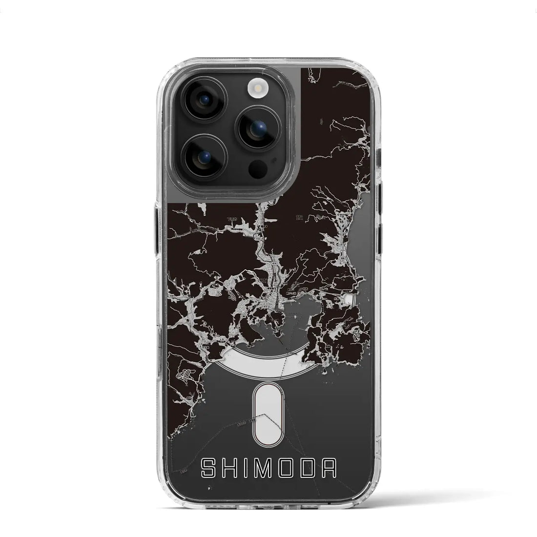 【下田(静岡県)】地図柄iPhoneケース(MagSafeタイプ)