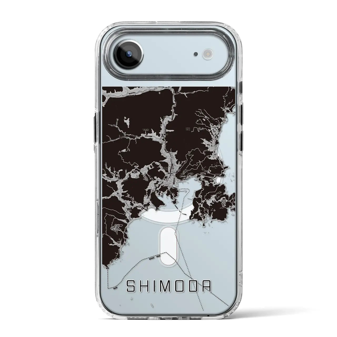 【下田(静岡県)】地図柄iPhoneケース(MagSafeタイプ)