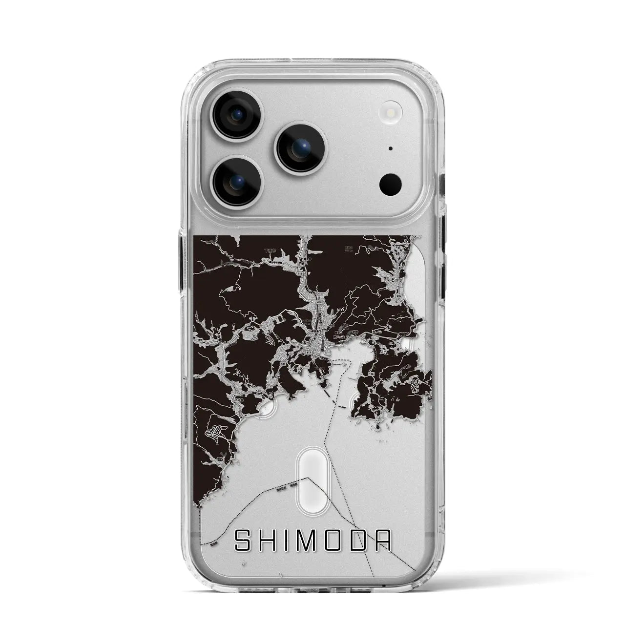 【下田(静岡県)】地図柄iPhoneケース(MagSafeタイプ)