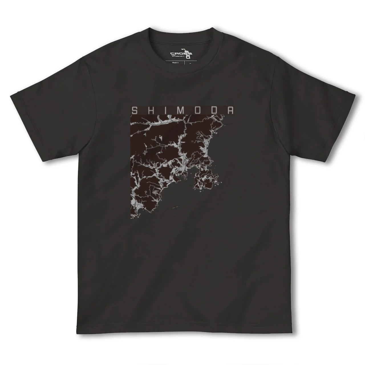 【下田(静岡県)】地図柄ヘビーウェイトTシャツ