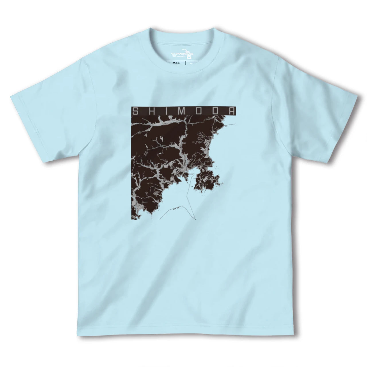 【下田(静岡県)】地図柄ヘビーウェイトTシャツ