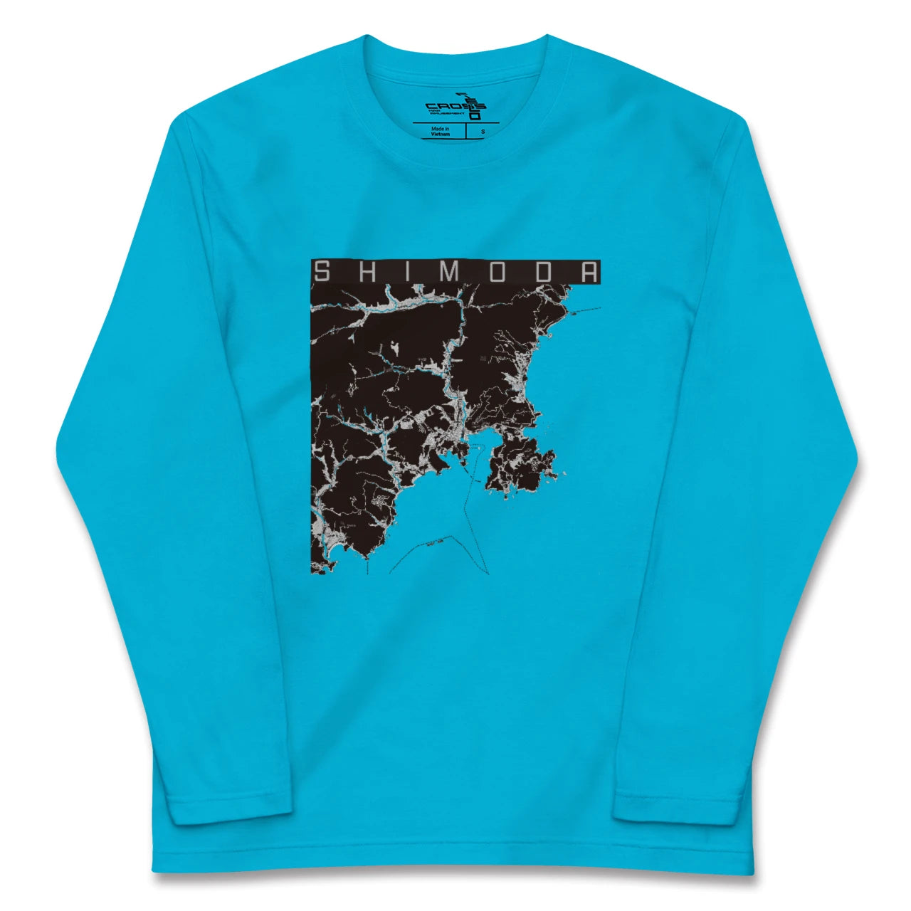 【下田(静岡県)】地図柄ロングスリーブTシャツ