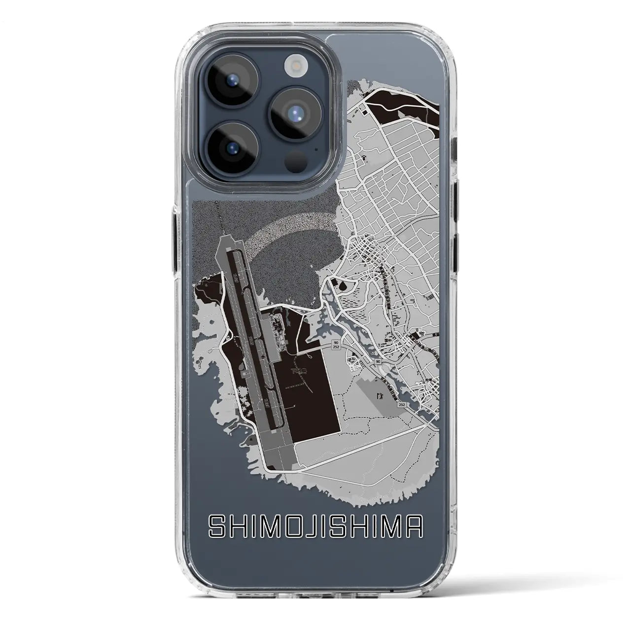 【下地島(沖縄県)】地図柄iPhoneケース(MagSafeタイプ)