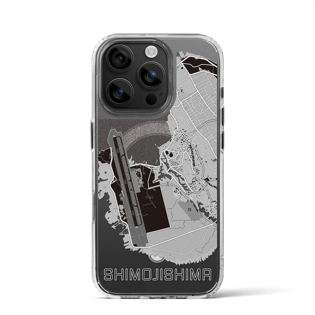 【下地島(沖縄県)】地図柄iPhoneケース(MagSafeタイプ)