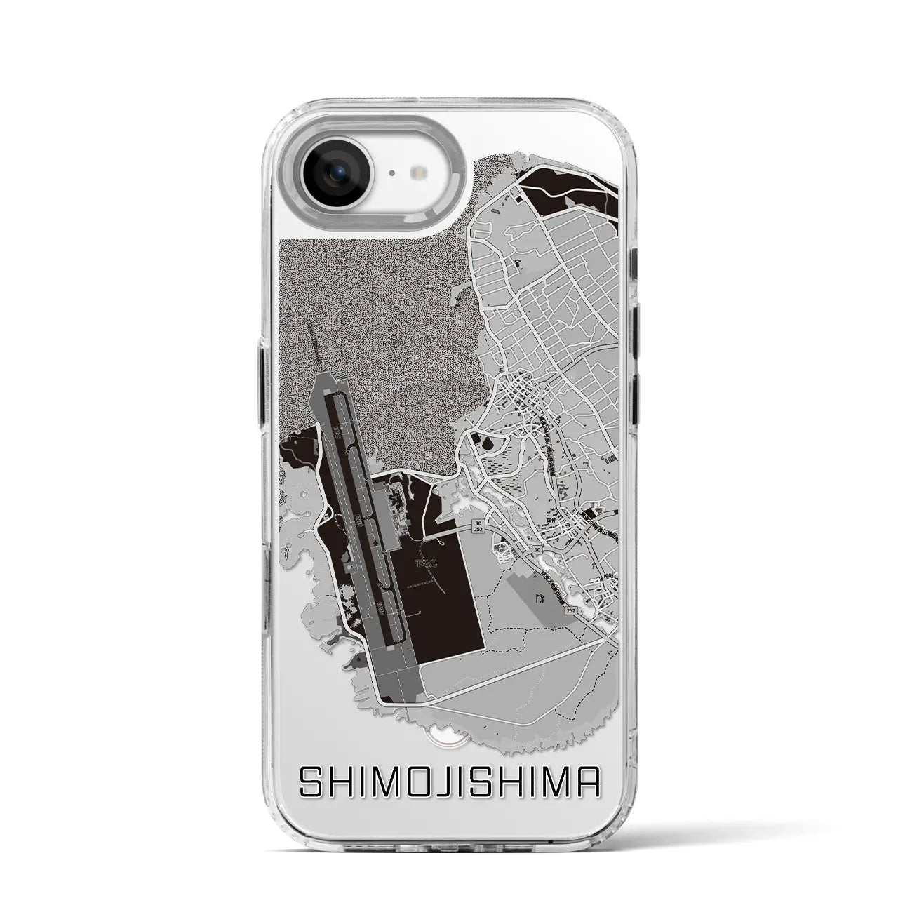 【下地島(沖縄県)】地図柄iPhoneケース(MagSafeタイプ)