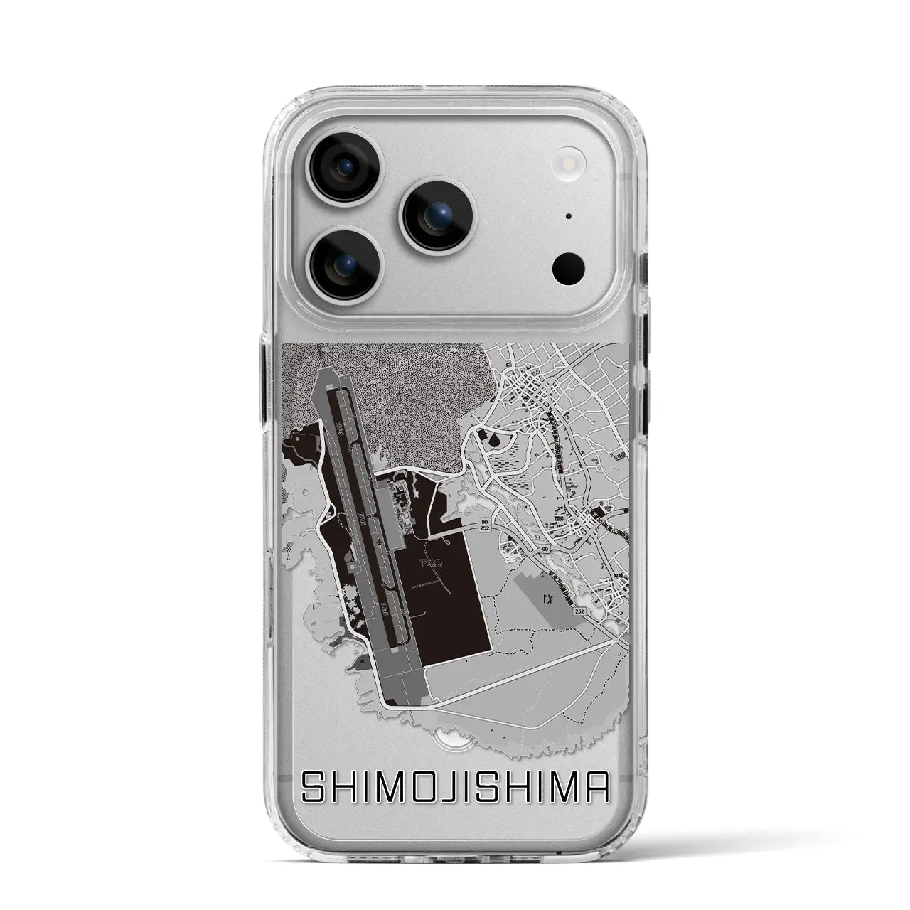 【下地島(沖縄県)】地図柄iPhoneケース(MagSafeタイプ)