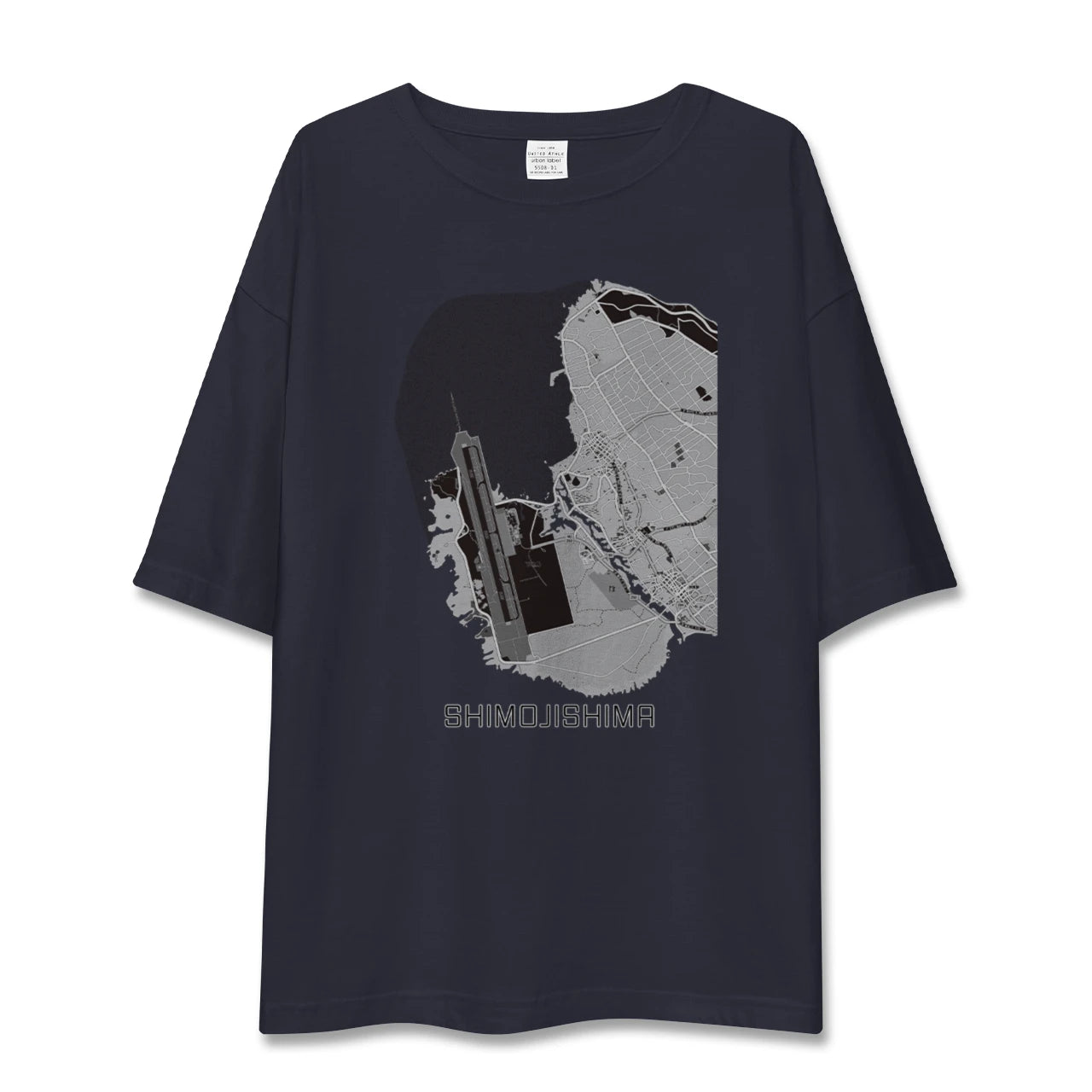 【下地島(沖縄県)】地図柄ビッグシルエットTシャツ