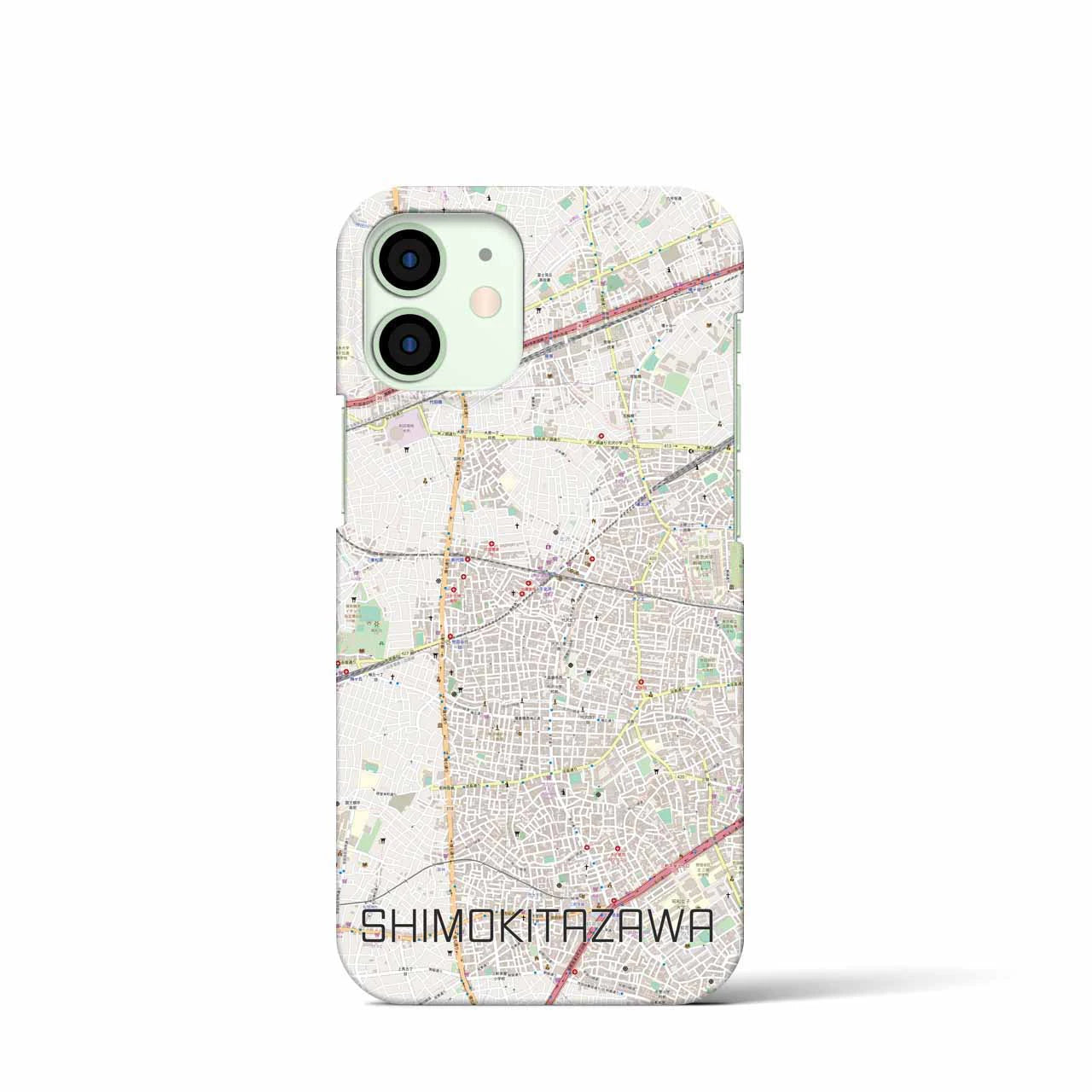 【下北沢(東京都)】地図柄iPhoneケース(バックカバータイプ)