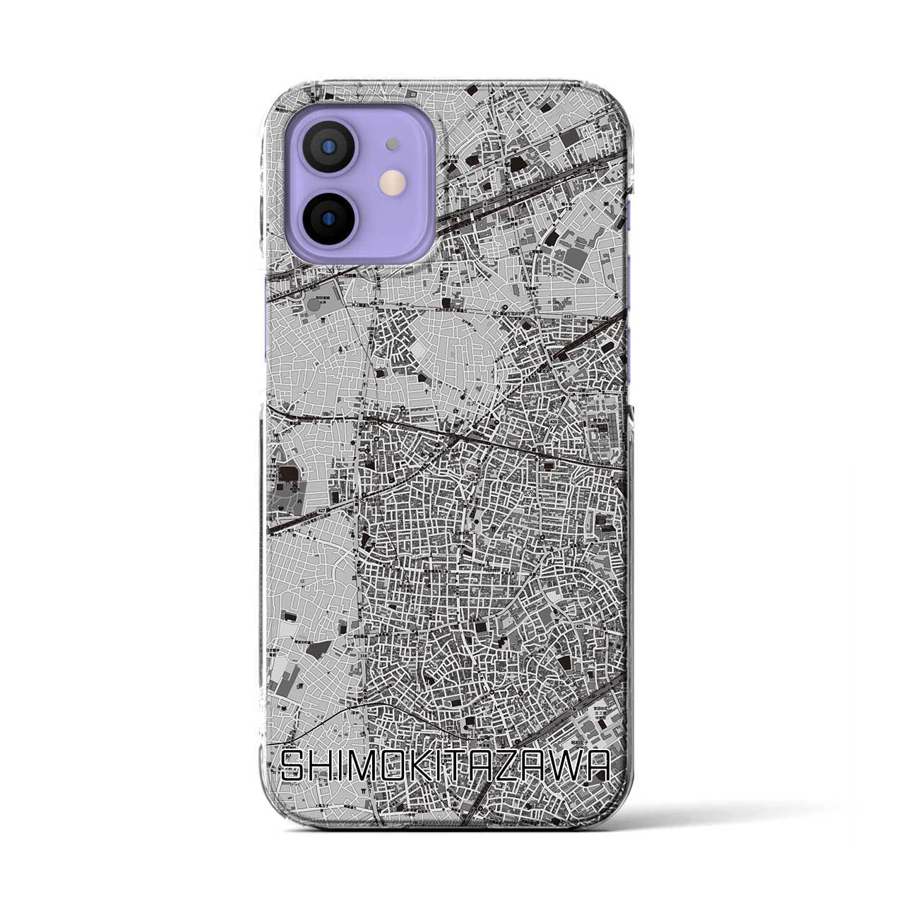 【下北沢(東京都)】地図柄iPhoneケース(クリアタイプ)