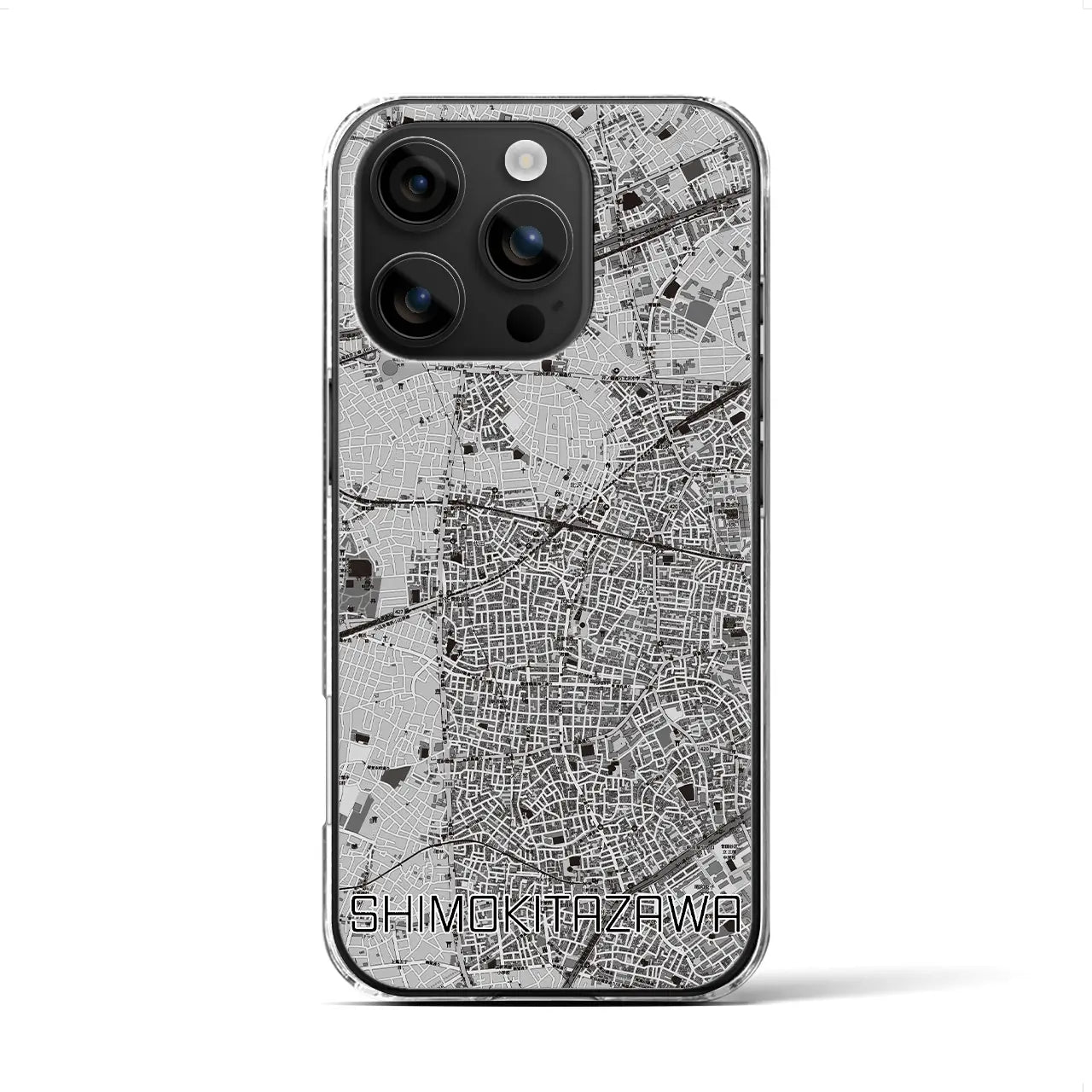 【下北沢(東京都)】地図柄iPhoneケース(クリアタイプ)