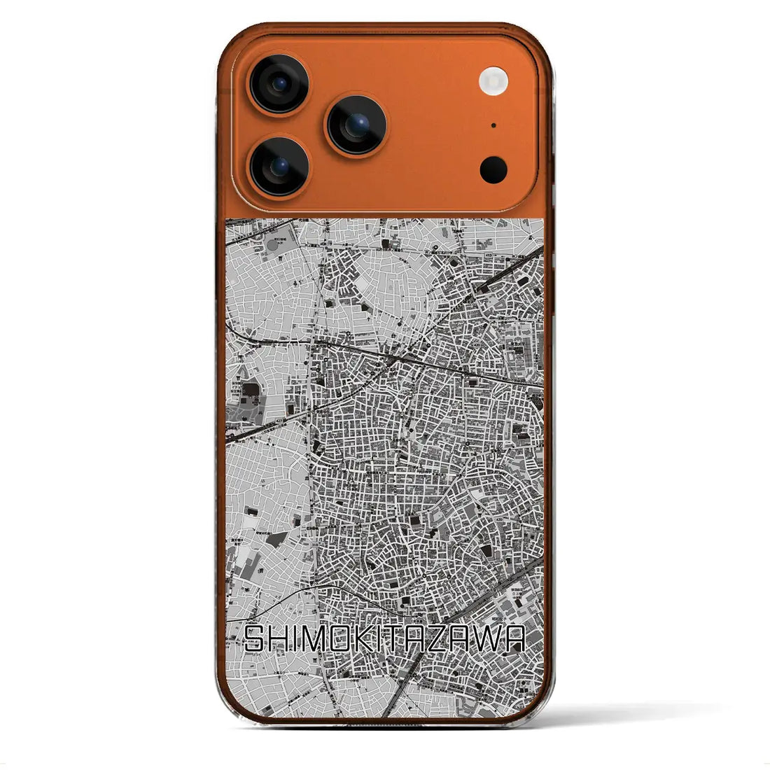 【下北沢(東京都)】地図柄iPhoneケース(クリアタイプ)