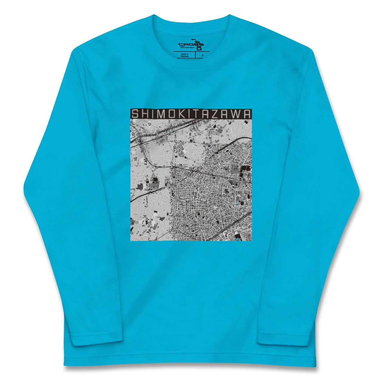 【下北沢(東京都)】地図柄ロングスリーブTシャツ