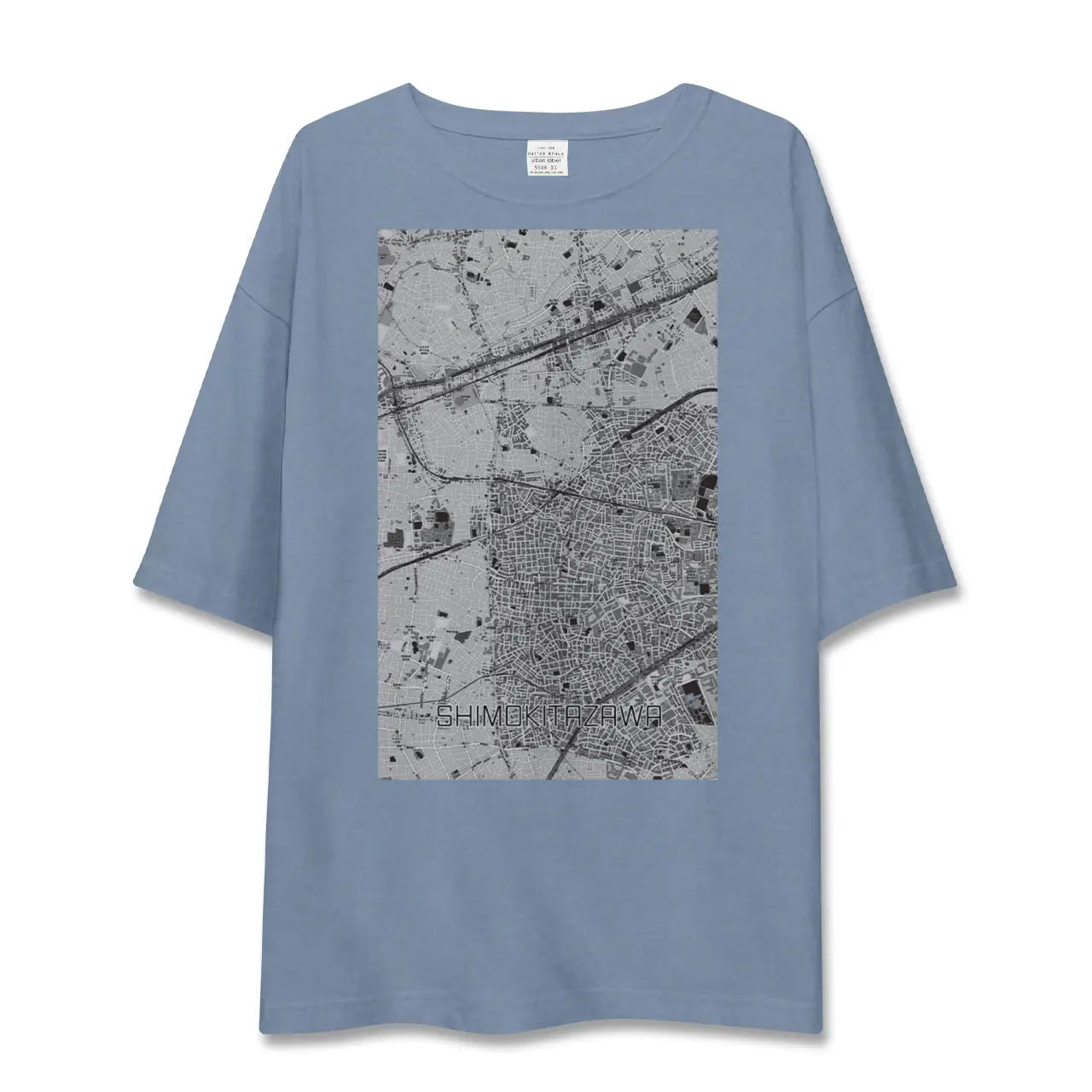 【下北沢(東京都)】地図柄ビッグシルエットTシャツ