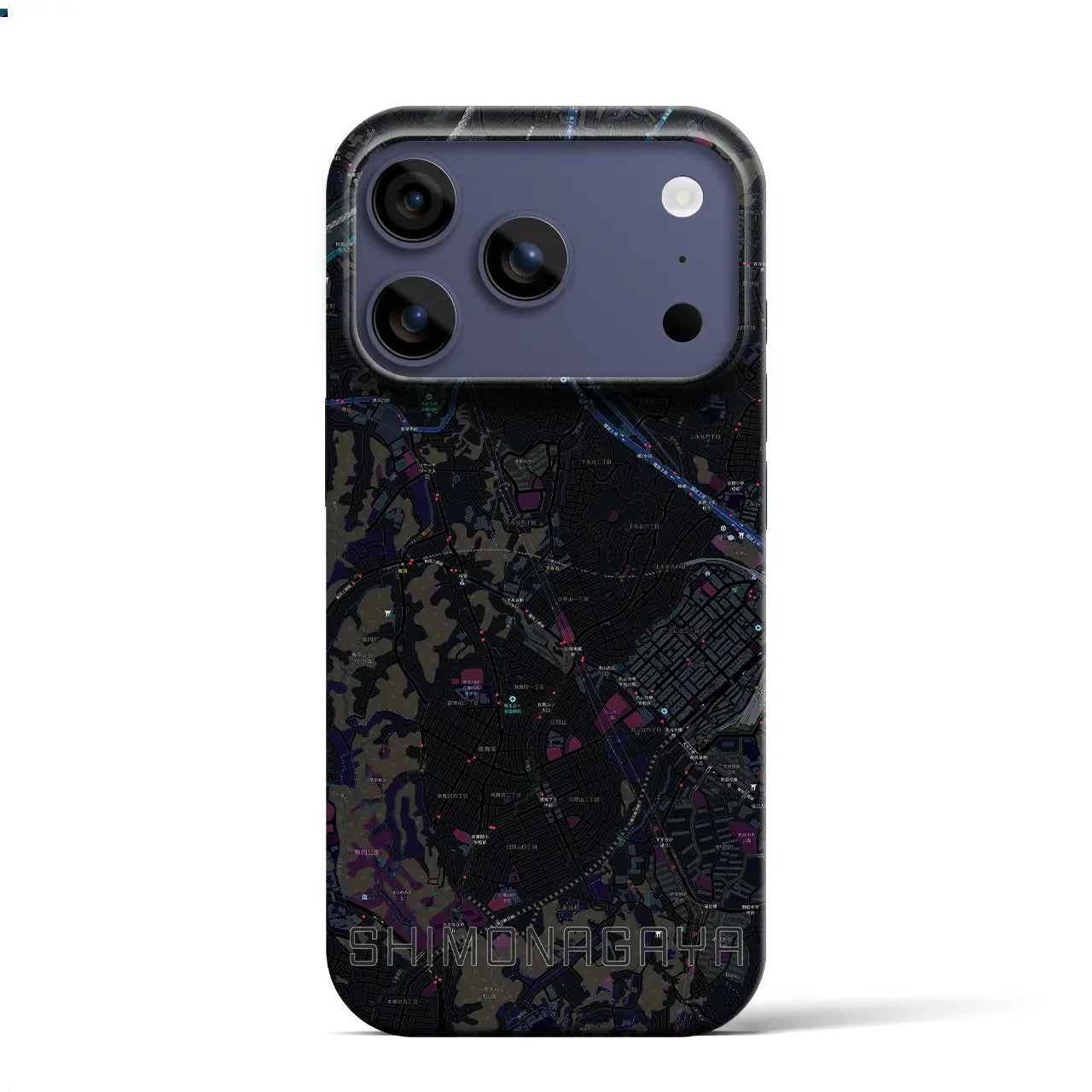 【下永谷(神奈川県)】地図柄iPhoneケース(バックカバータイプ)