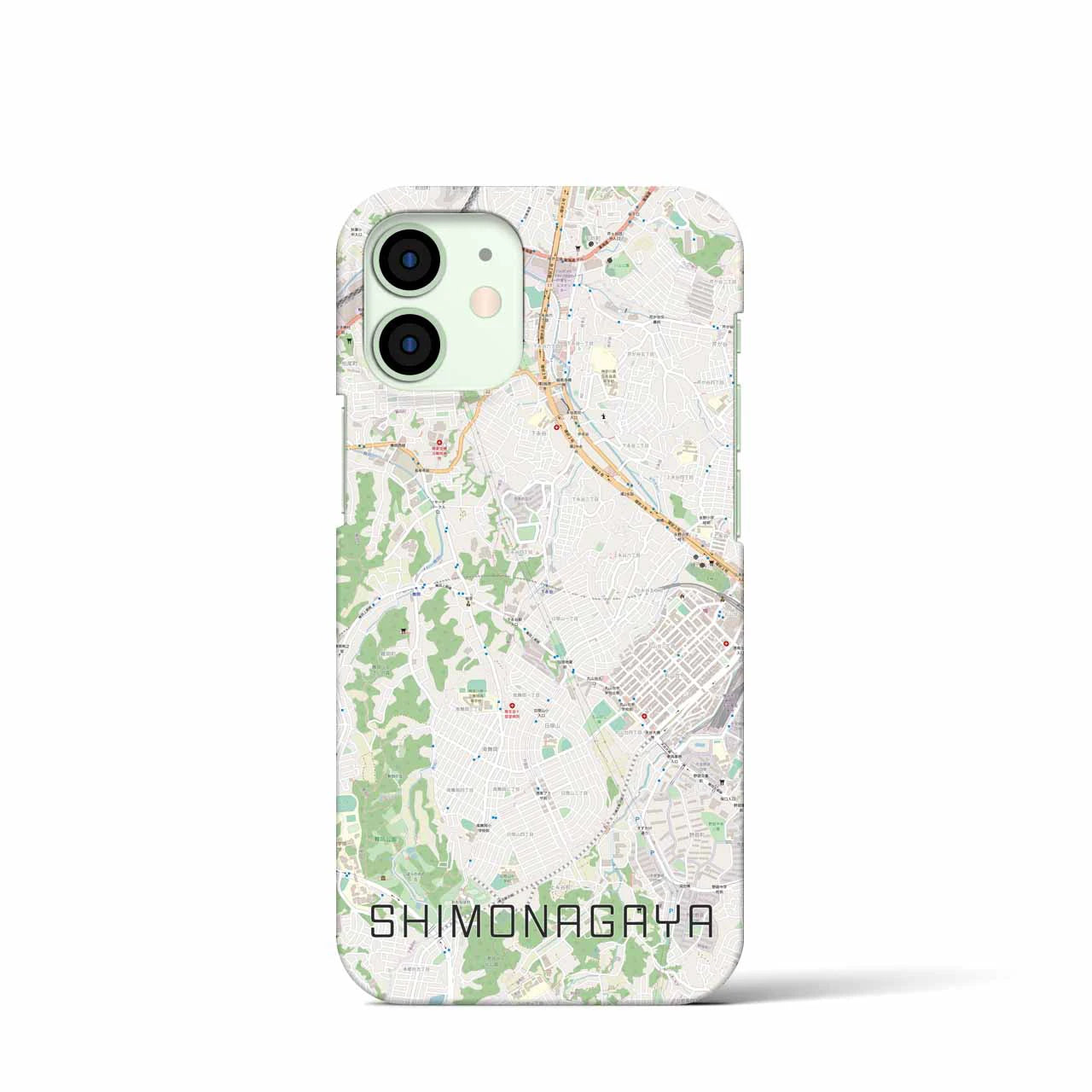 【下永谷(神奈川県)】地図柄iPhoneケース(バックカバータイプ)