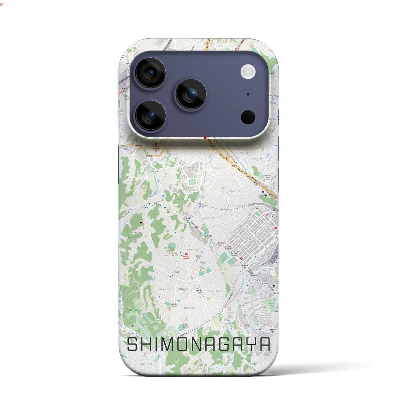 【下永谷(神奈川県)】地図柄iPhoneケース(バックカバータイプ)