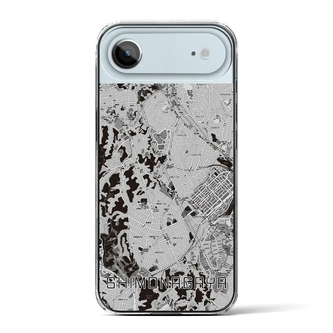 【下永谷(神奈川県)】地図柄iPhoneケース(クリアタイプ)