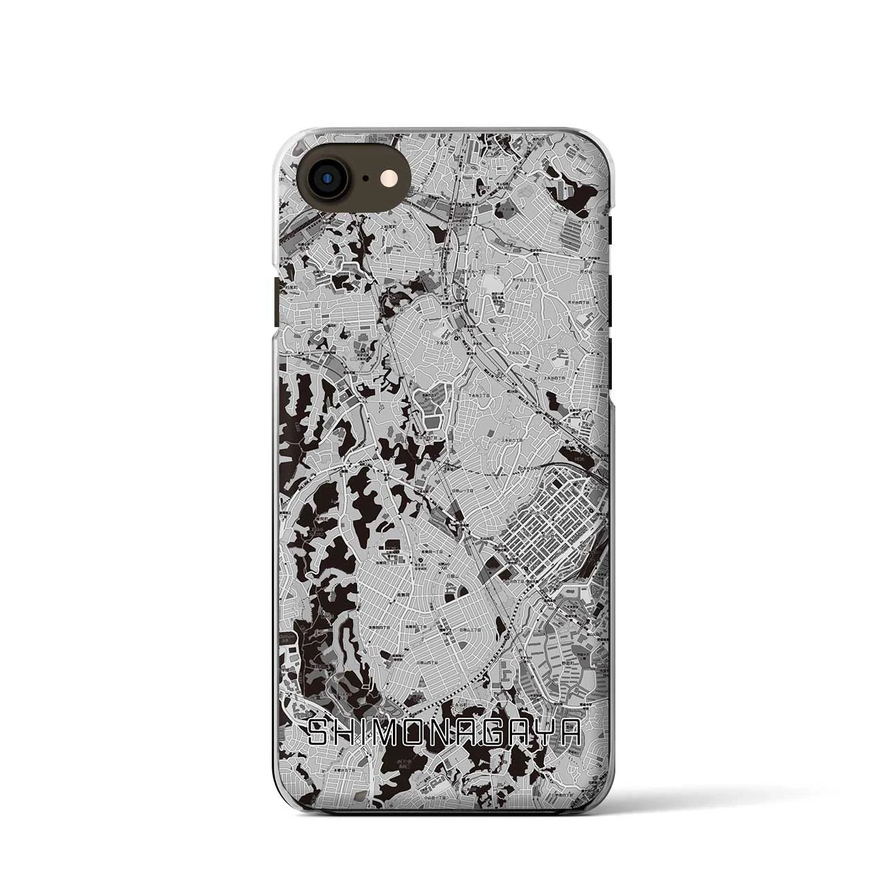 【下永谷(神奈川県)】地図柄iPhoneケース(クリアタイプ)