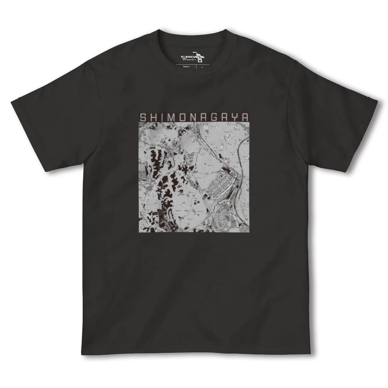 【下永谷(神奈川県)】地図柄ヘビーウェイトTシャツ