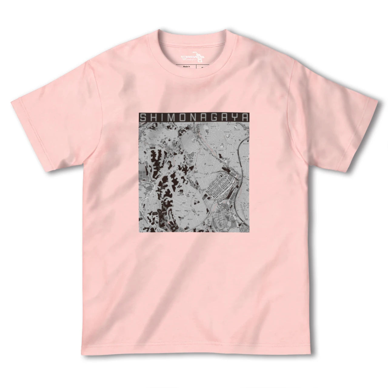 【下永谷(神奈川県)】地図柄ヘビーウェイトTシャツ