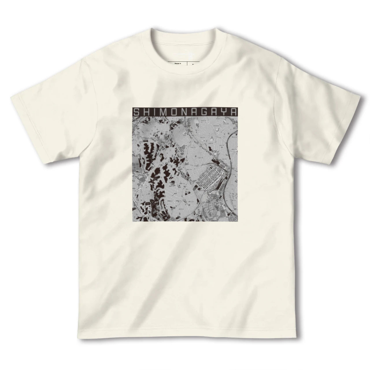 【下永谷(神奈川県)】地図柄ヘビーウェイトTシャツ