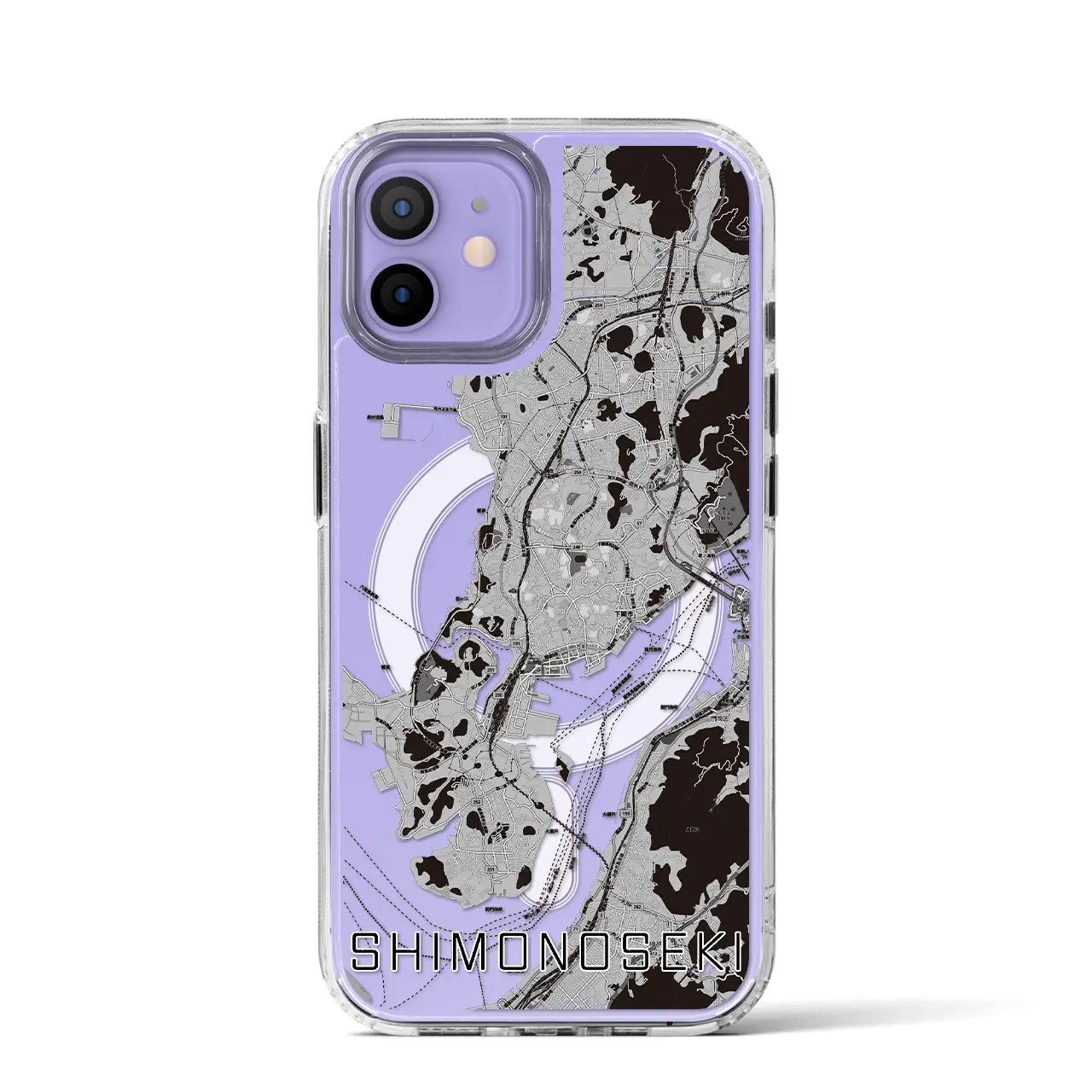 【下関(山口県)】地図柄iPhoneケース(MagSafeタイプ)