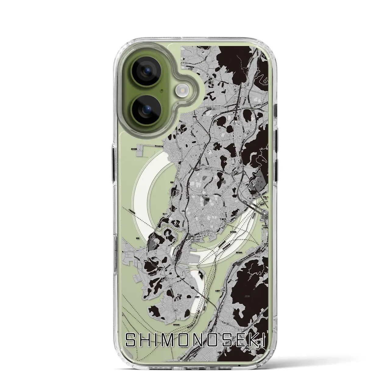 【下関(山口県)】地図柄iPhoneケース(MagSafeタイプ)