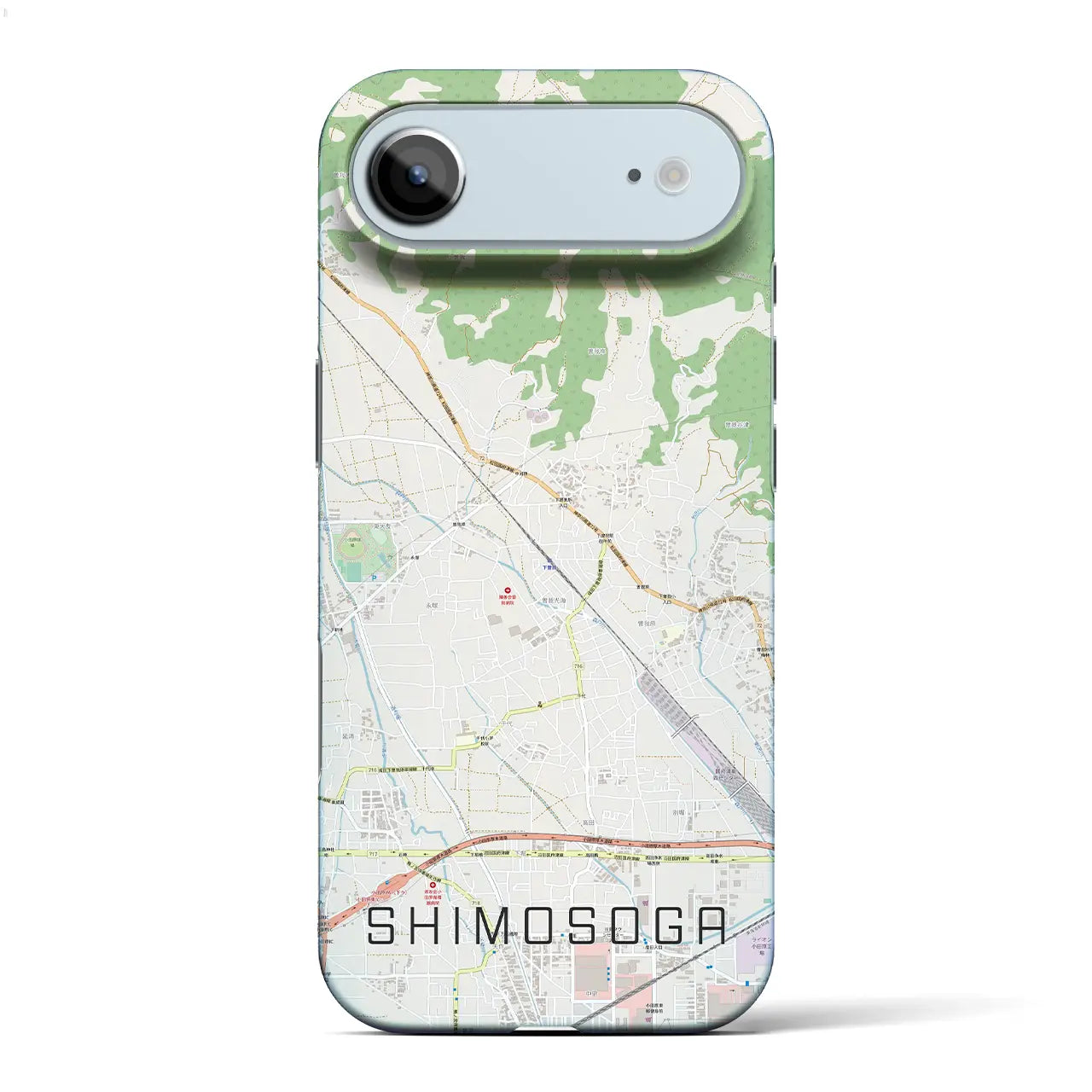 【下曽我(神奈川県)】地図柄iPhoneケース(バックカバータイプ)