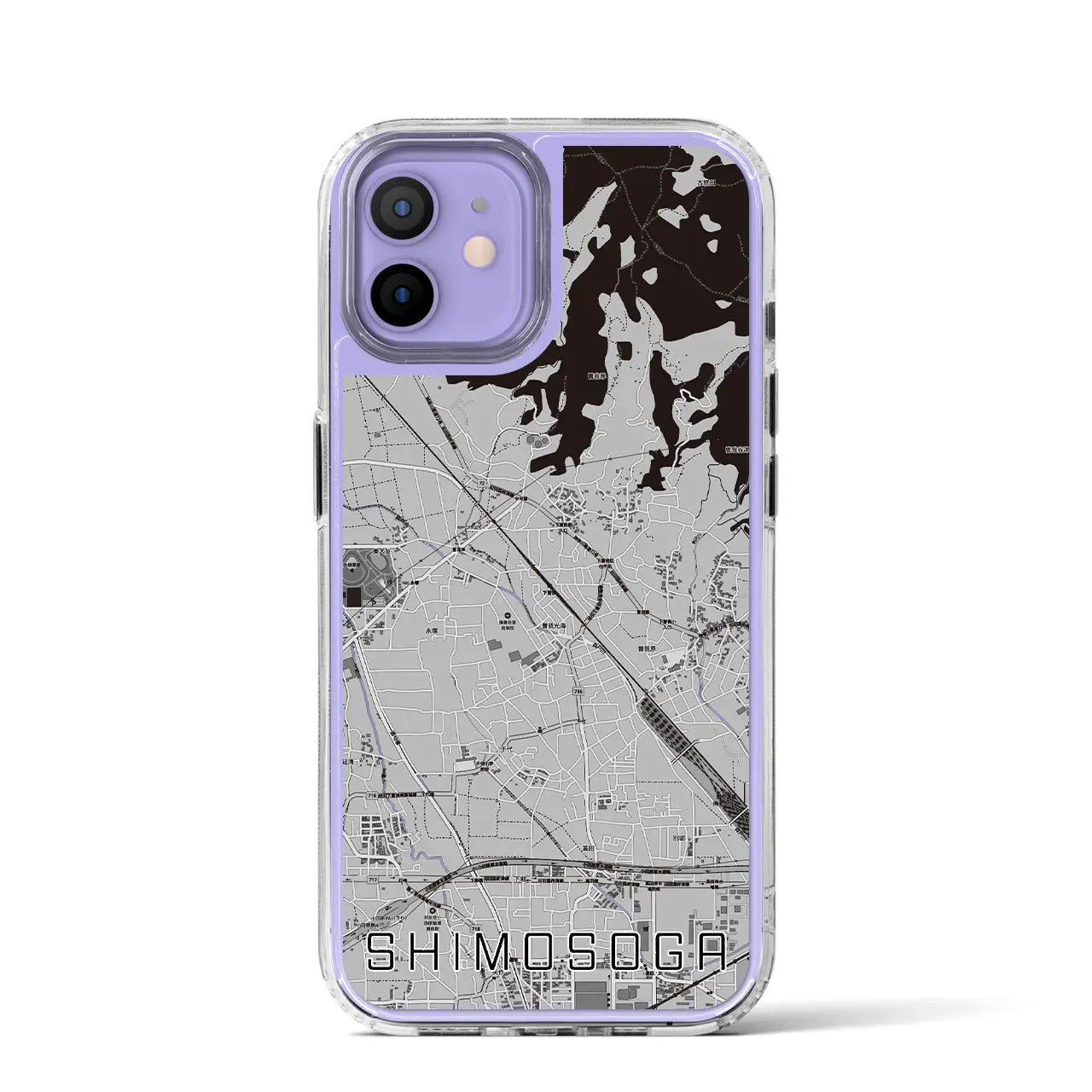 【下曽我(神奈川県)】地図柄iPhoneケース(MagSafeタイプ)