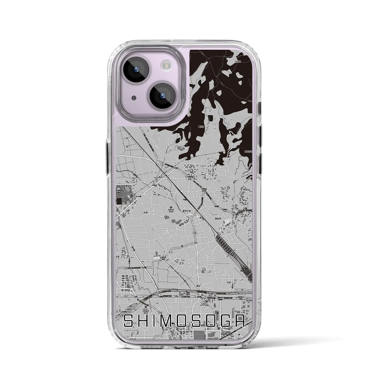 【下曽我(神奈川県)】地図柄iPhoneケース(MagSafeタイプ)
