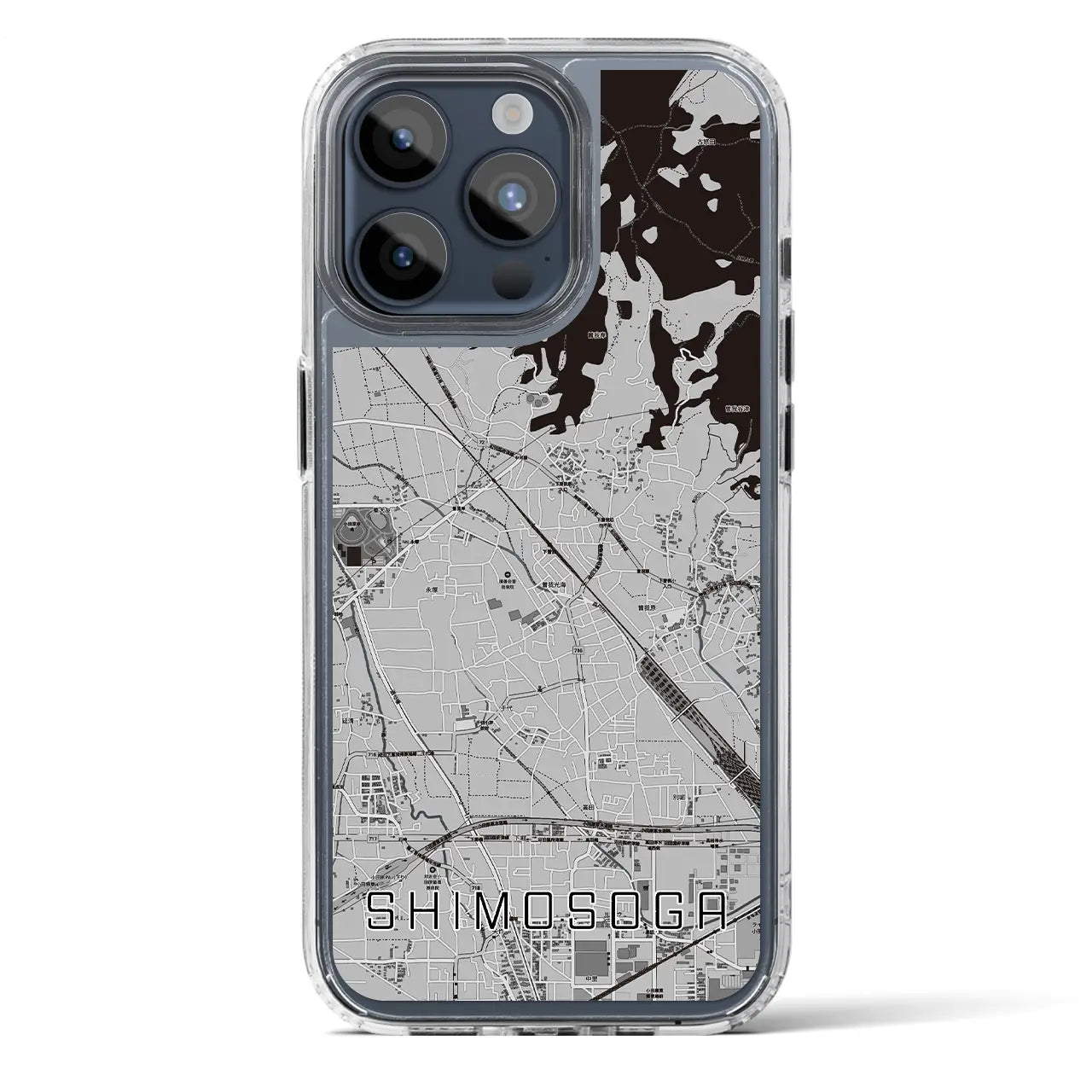 【下曽我(神奈川県)】地図柄iPhoneケース(MagSafeタイプ)