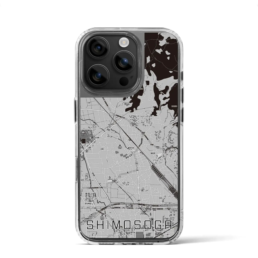 【下曽我(神奈川県)】地図柄iPhoneケース(MagSafeタイプ)