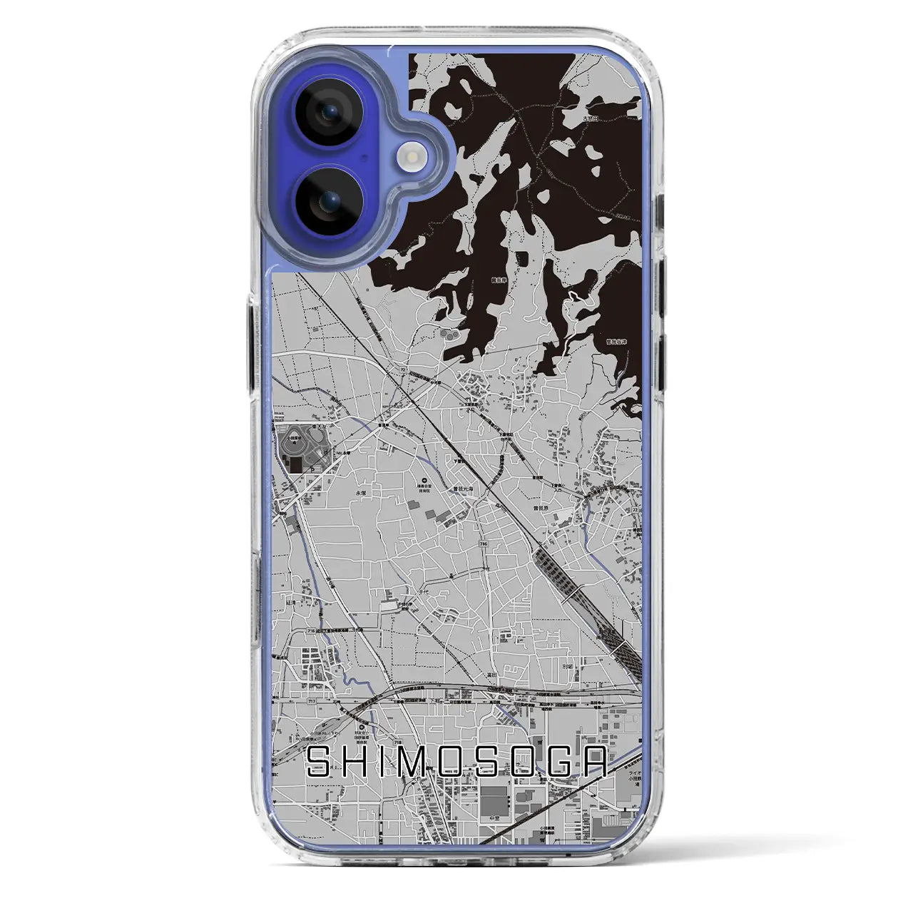 【下曽我(神奈川県)】地図柄iPhoneケース(MagSafeタイプ)