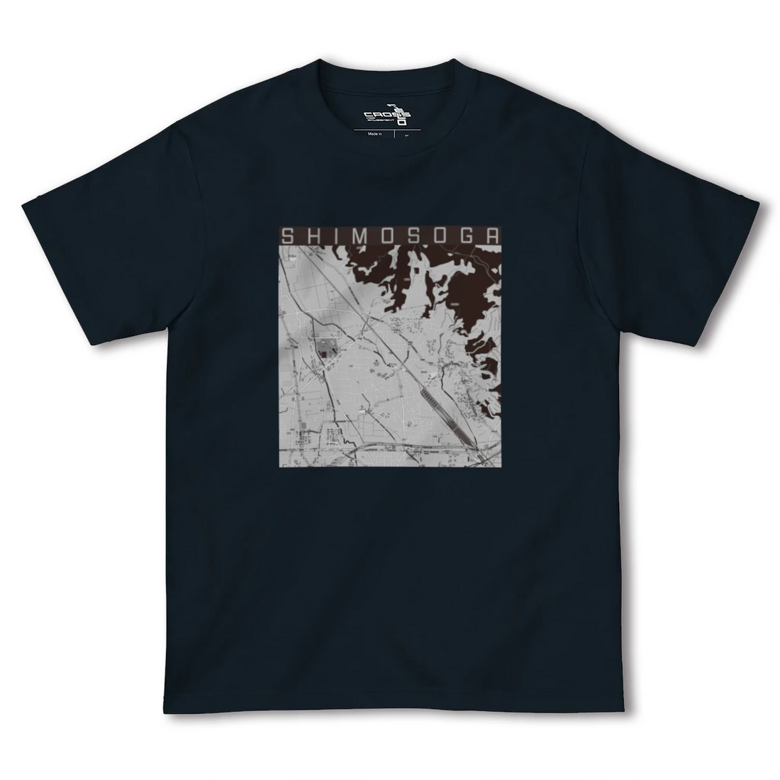 【下曽我(神奈川県)】地図柄ヘビーウェイトTシャツ