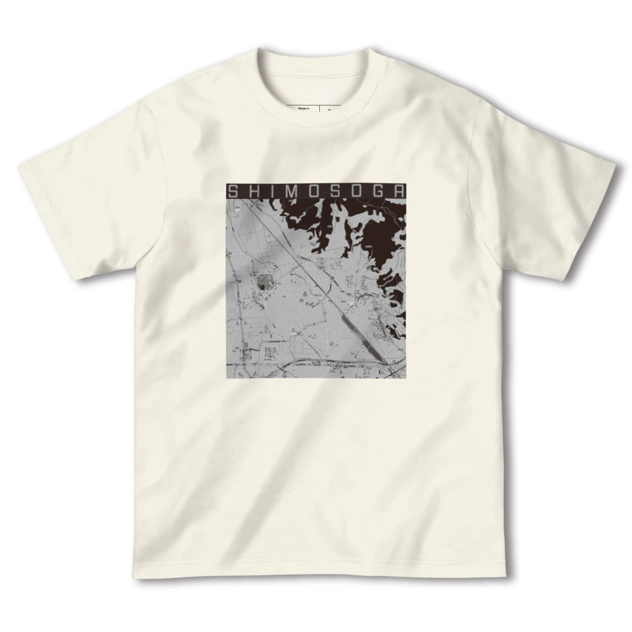 【下曽我(神奈川県)】地図柄ヘビーウェイトTシャツ