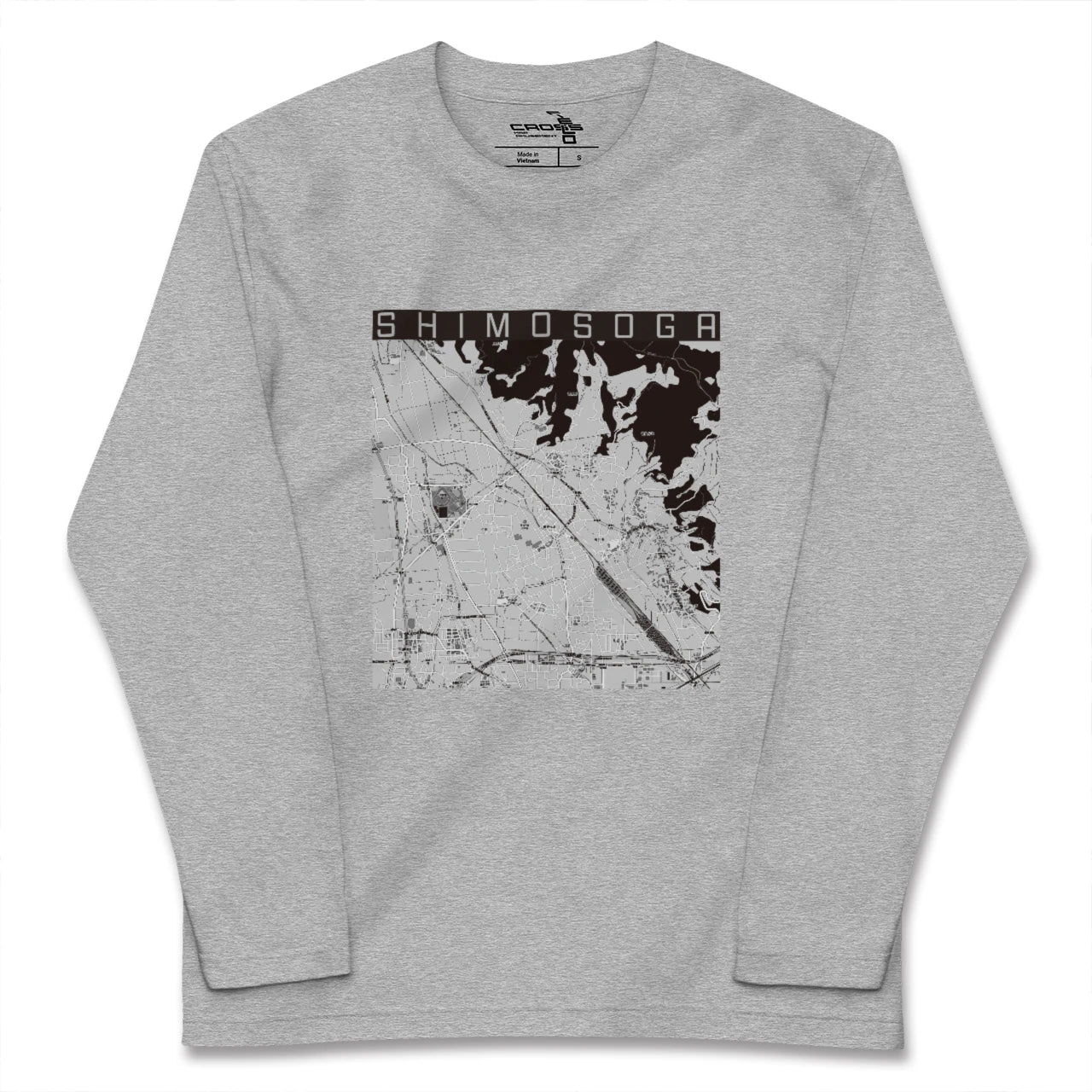 【下曽我(神奈川県)】地図柄ロングスリーブTシャツ