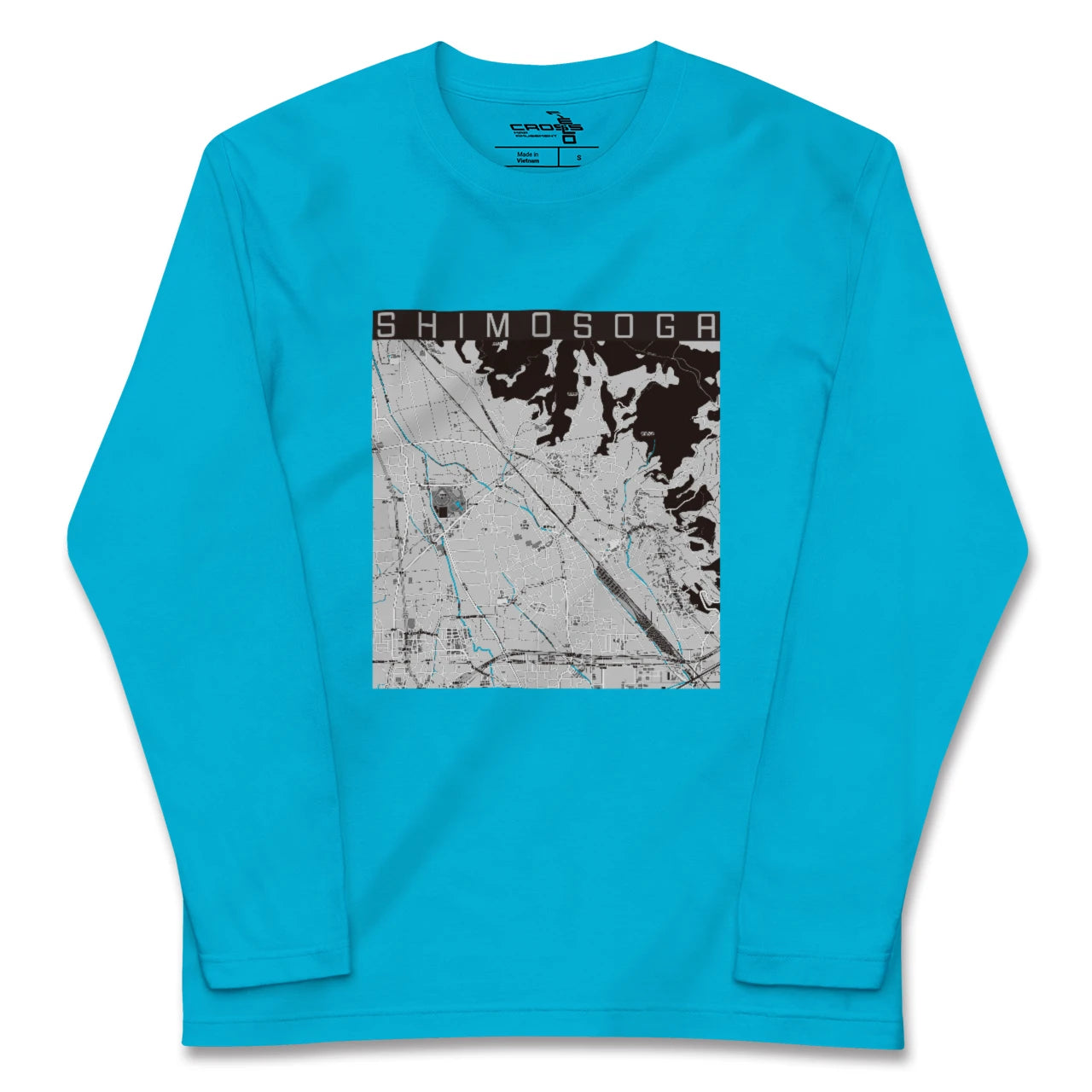 【下曽我(神奈川県)】地図柄ロングスリーブTシャツ