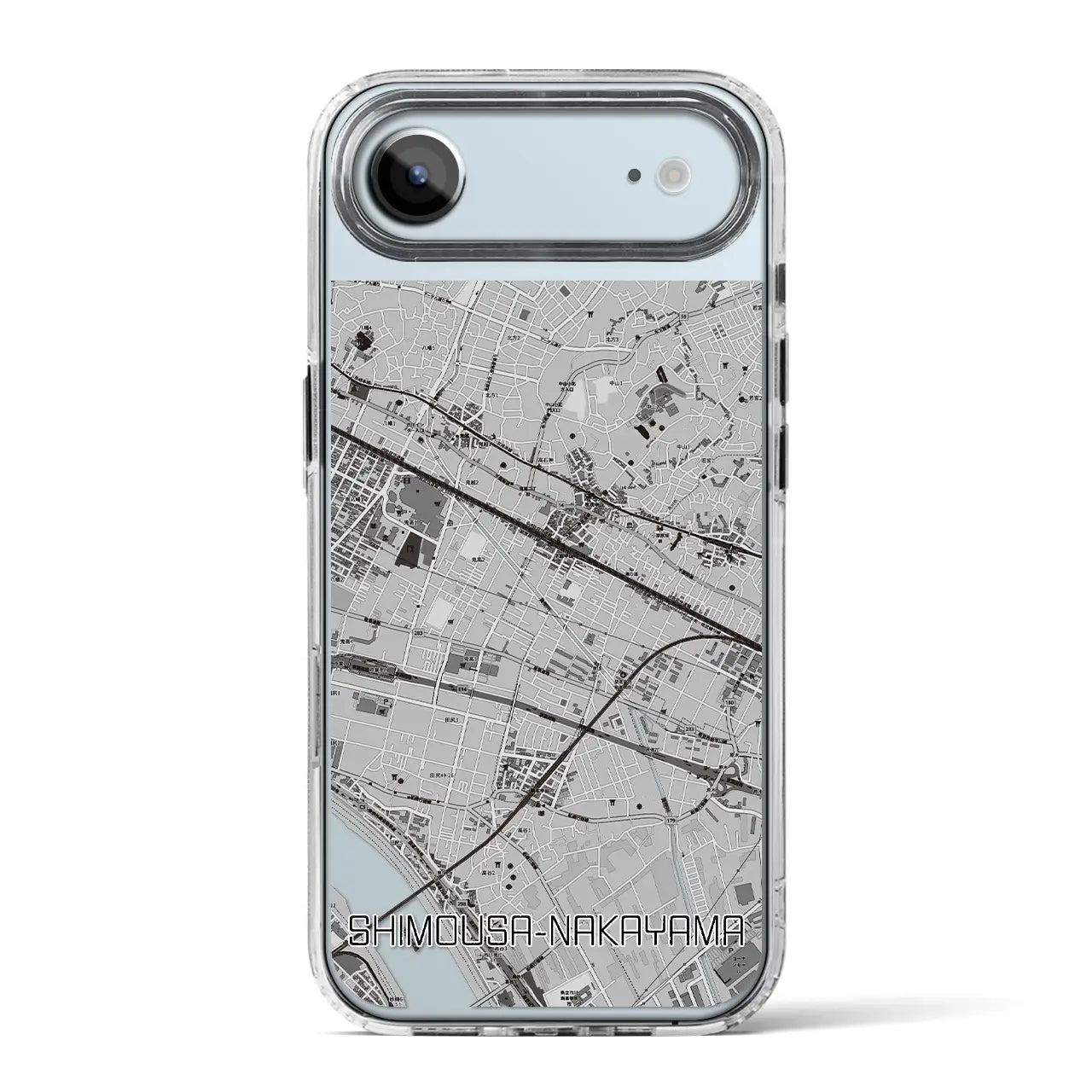 【下総中山(千葉県)】地図柄iPhoneケース(MagSafeタイプ)