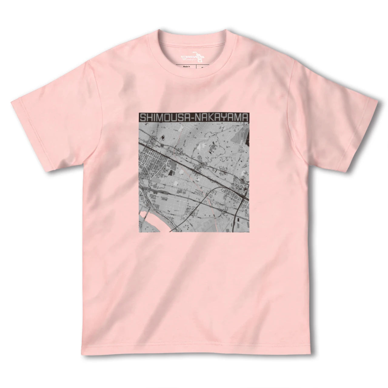 【下総中山(千葉県)】地図柄ヘビーウェイトTシャツ