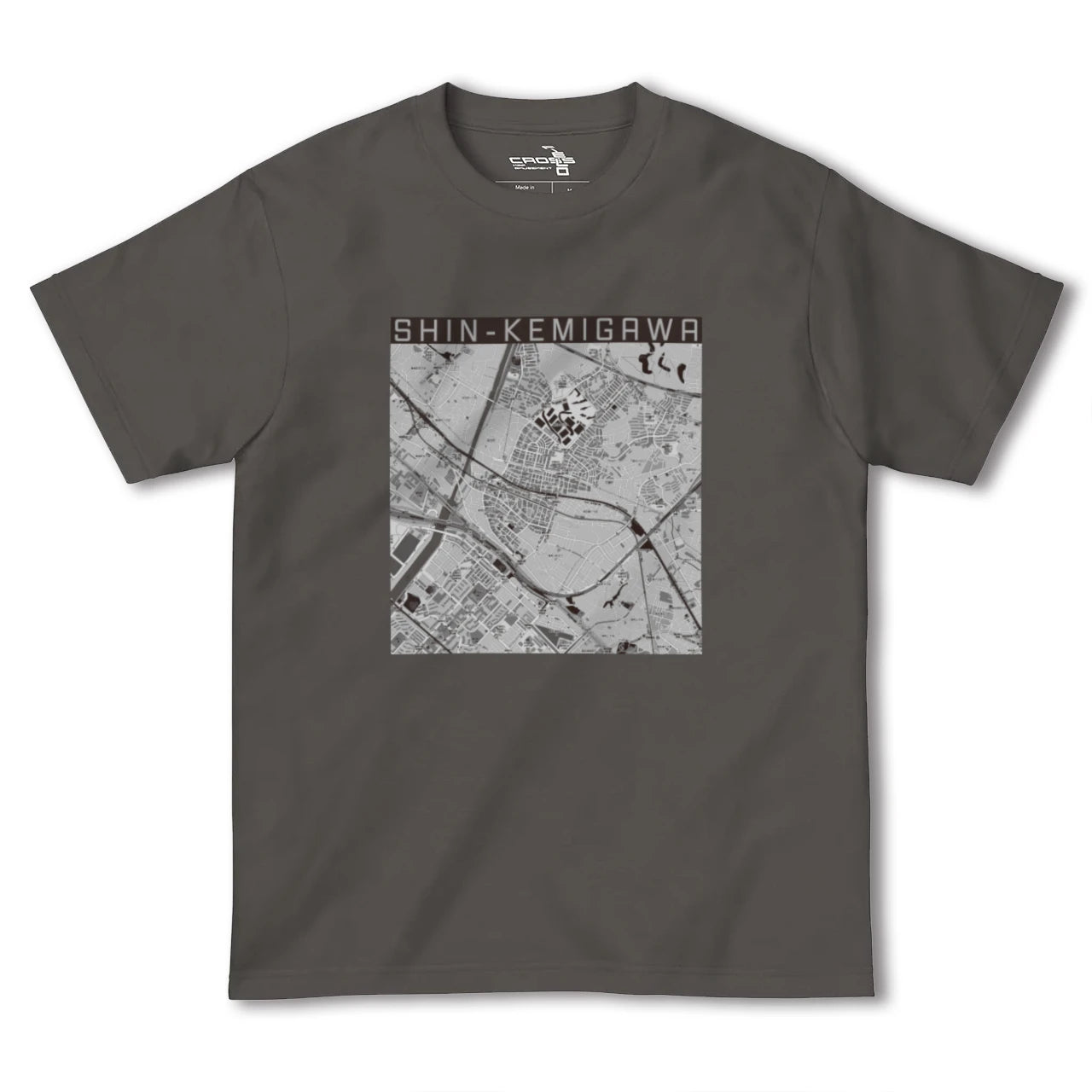 【新検見川(千葉県)】地図柄ヘビーウェイトTシャツ