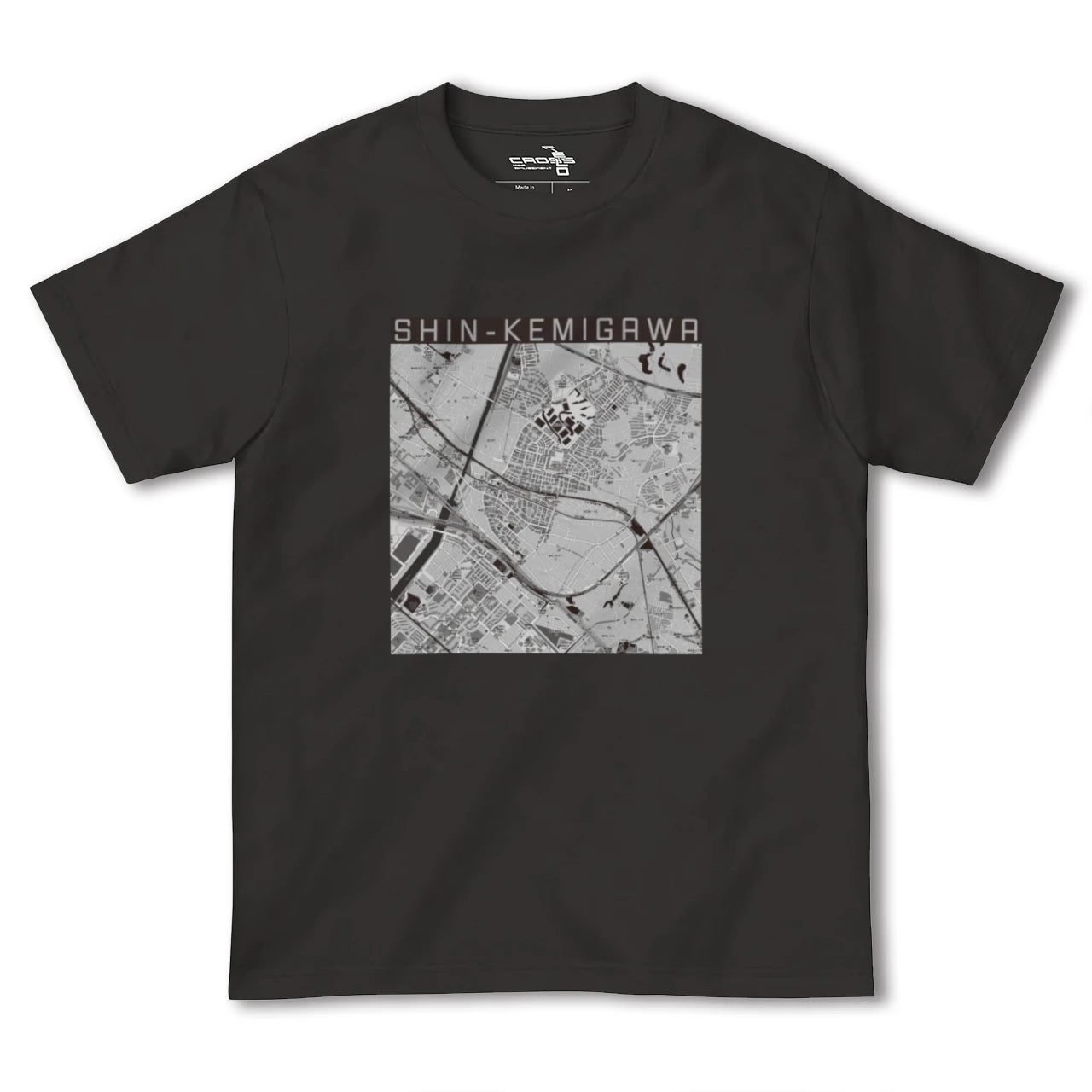 【新検見川(千葉県)】地図柄ヘビーウェイトTシャツ