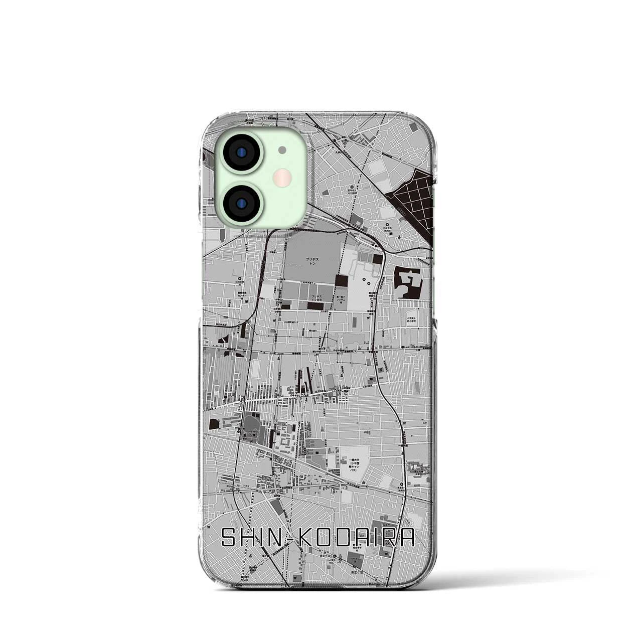 【新小平(東京都)】地図柄iPhoneケース(クリアタイプ)