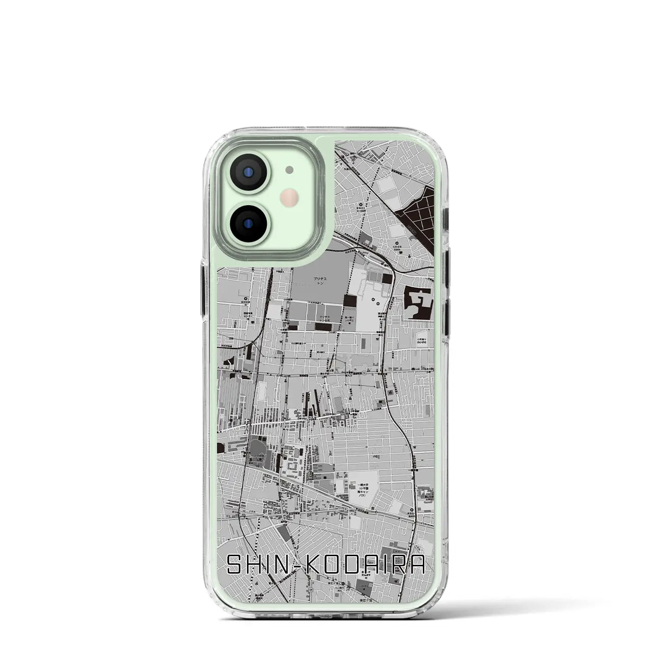【新小平(東京都)】地図柄iPhoneケース(MagSafeタイプ)