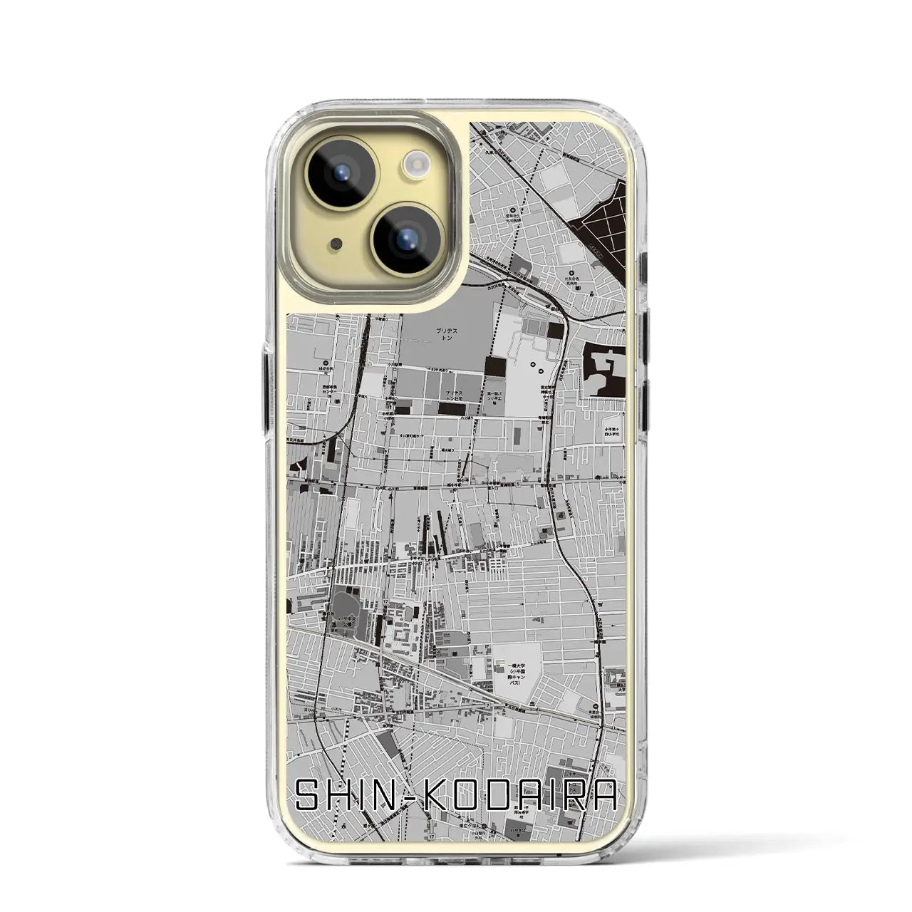 【新小平(東京都)】地図柄iPhoneケース(MagSafeタイプ)