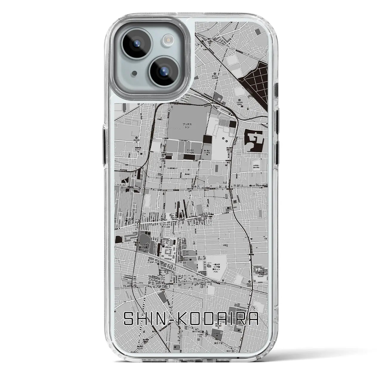 【新小平(東京都)】地図柄iPhoneケース(MagSafeタイプ)