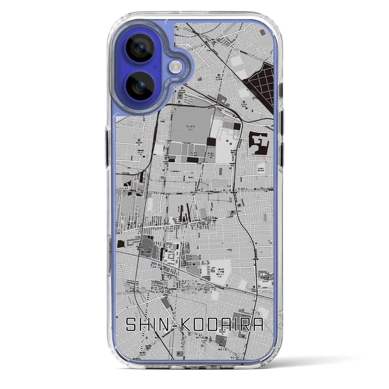 【新小平(東京都)】地図柄iPhoneケース(MagSafeタイプ)