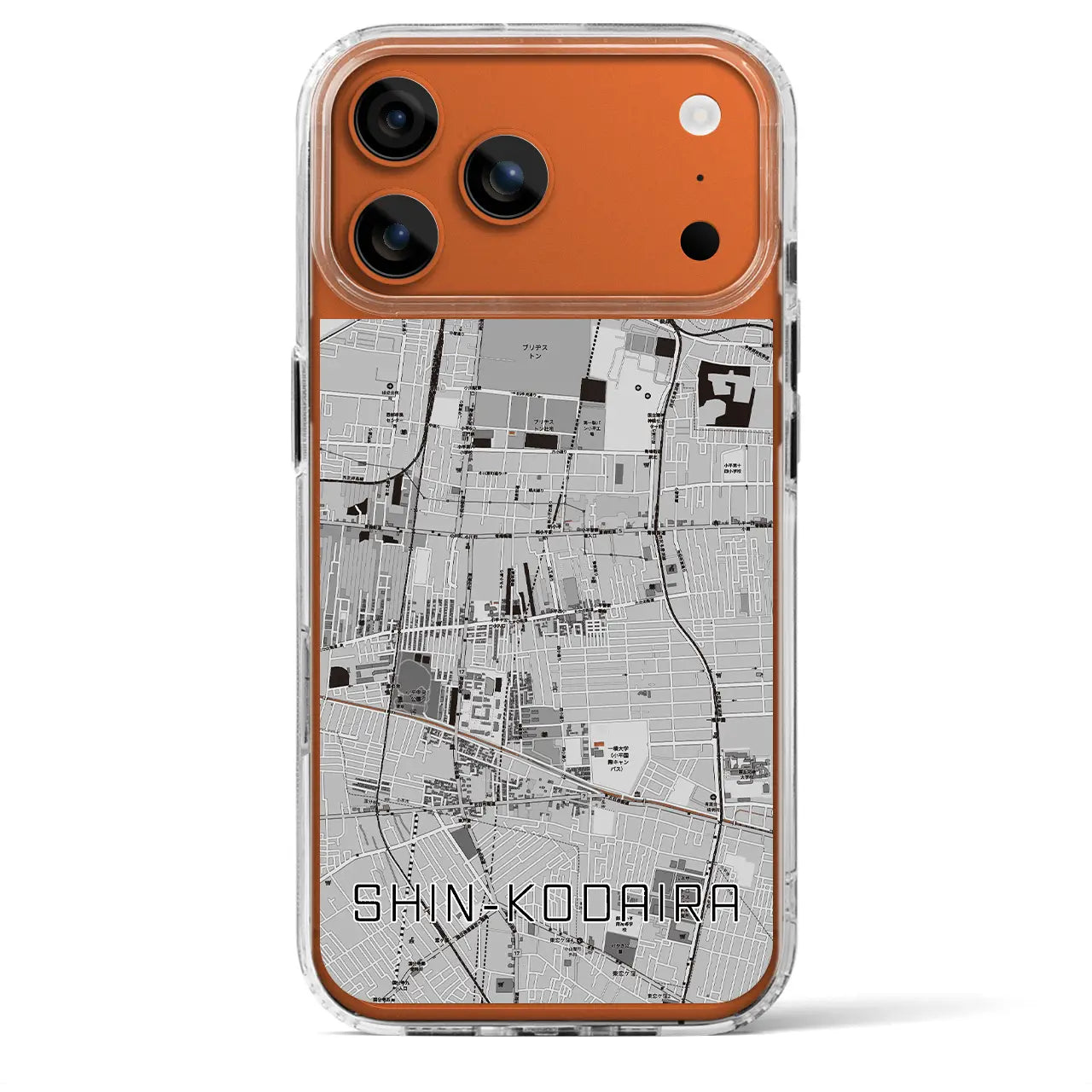 【新小平(東京都)】地図柄iPhoneケース(MagSafeタイプ)